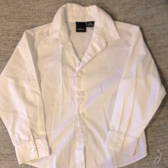 Van Heusen toddler boy white button down shirt - Picture 1 of 3